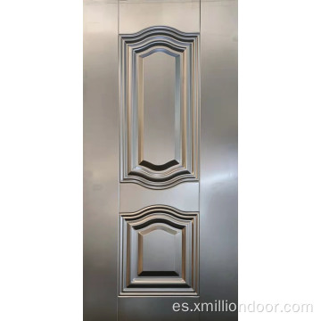 Piel de puerta de acero de estampado de diseño de lujo